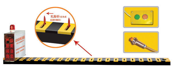 长泰县V3嵌入式闯岗自动扎胎器/阻车器